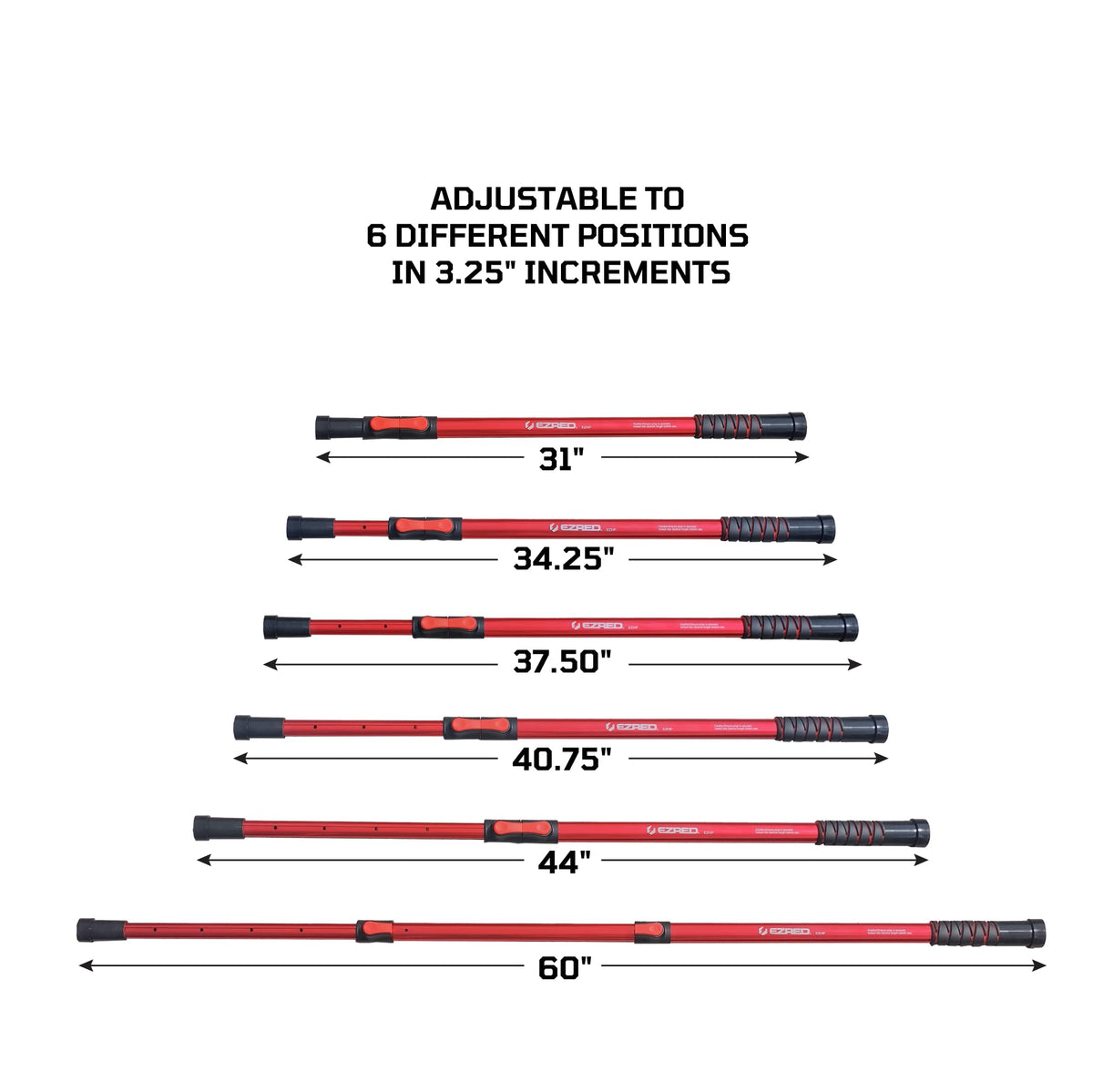 EZRED prop fully extended demonstrating reach and versatility