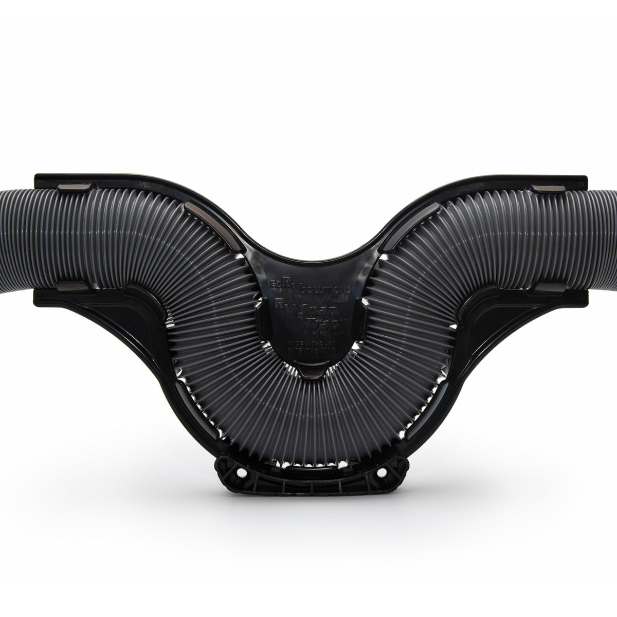 EZ RV Solutions Snap Trap front view showing compact design and easy snap-on benefit
