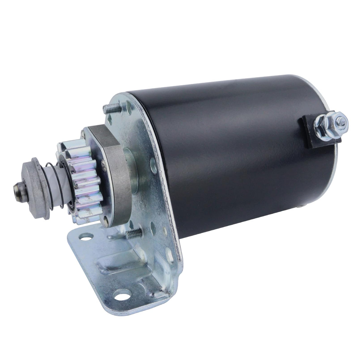 Ezamintaly starter close-up of 14-tooth drive pinion improving engagement