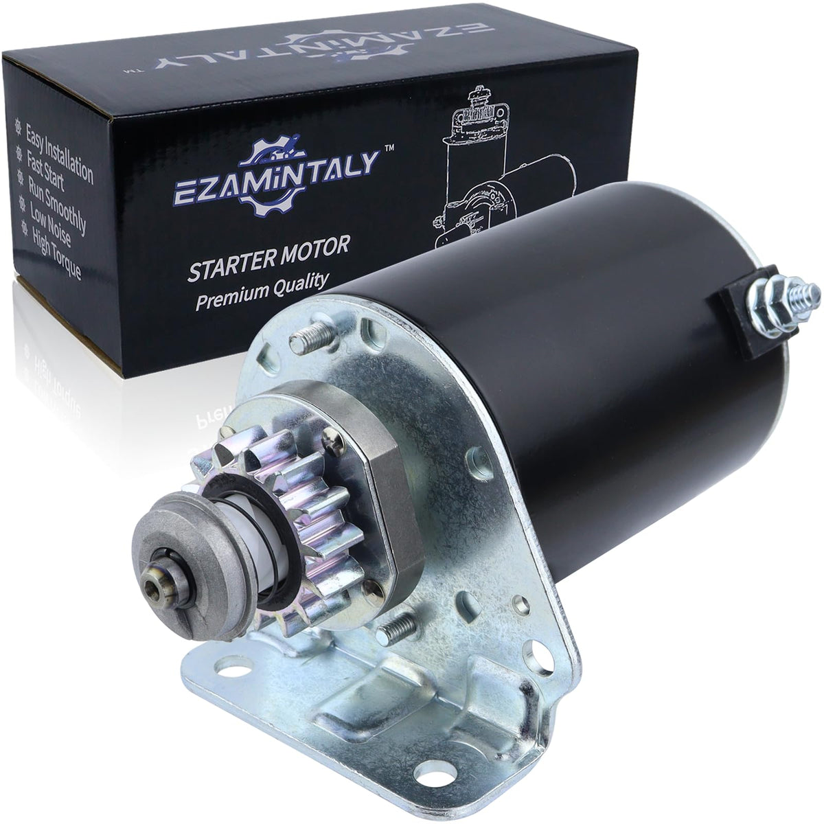 Ezamintaly starter front view showing durable housing and reliable fit