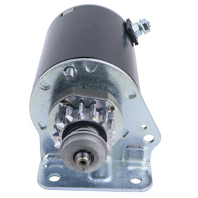 Ezamintaly starter installed on mower engine demonstrating proper fit