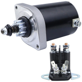 Ezamintaly packaging and included parts showing starter and relay ready for swap