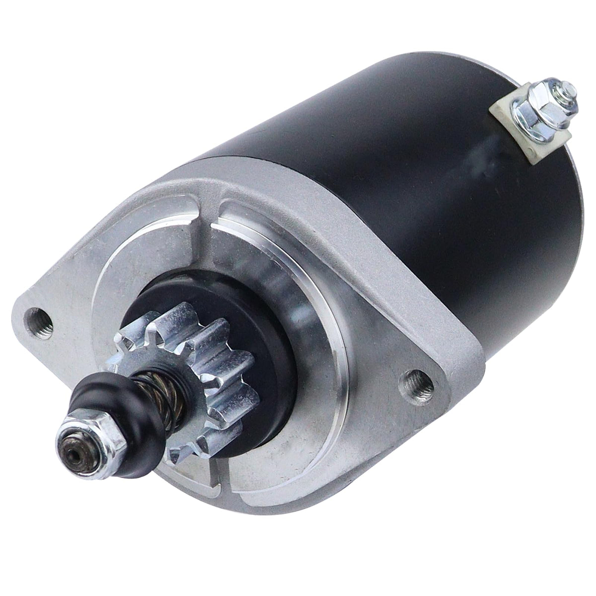 Ezamintaly starter gear teeth closeup showing 10-tooth pinion for precise engagement