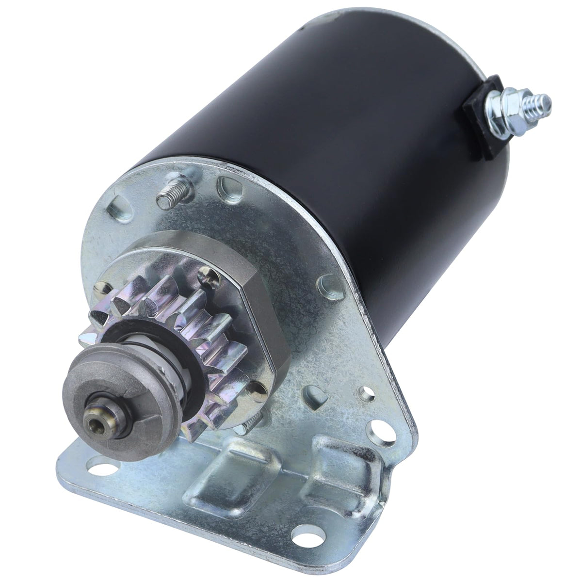 Ezamintaly starter installed on lawn tractor illustrating proper fitment