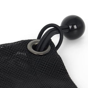 EZAPEX close-up PVC mesh texture demonstrating durability and airflow