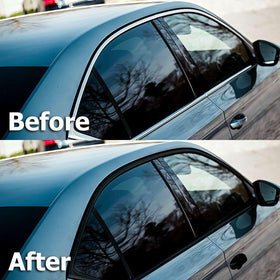 EZAUTO WRAP heated film conforming to a curved trim with ease and fit