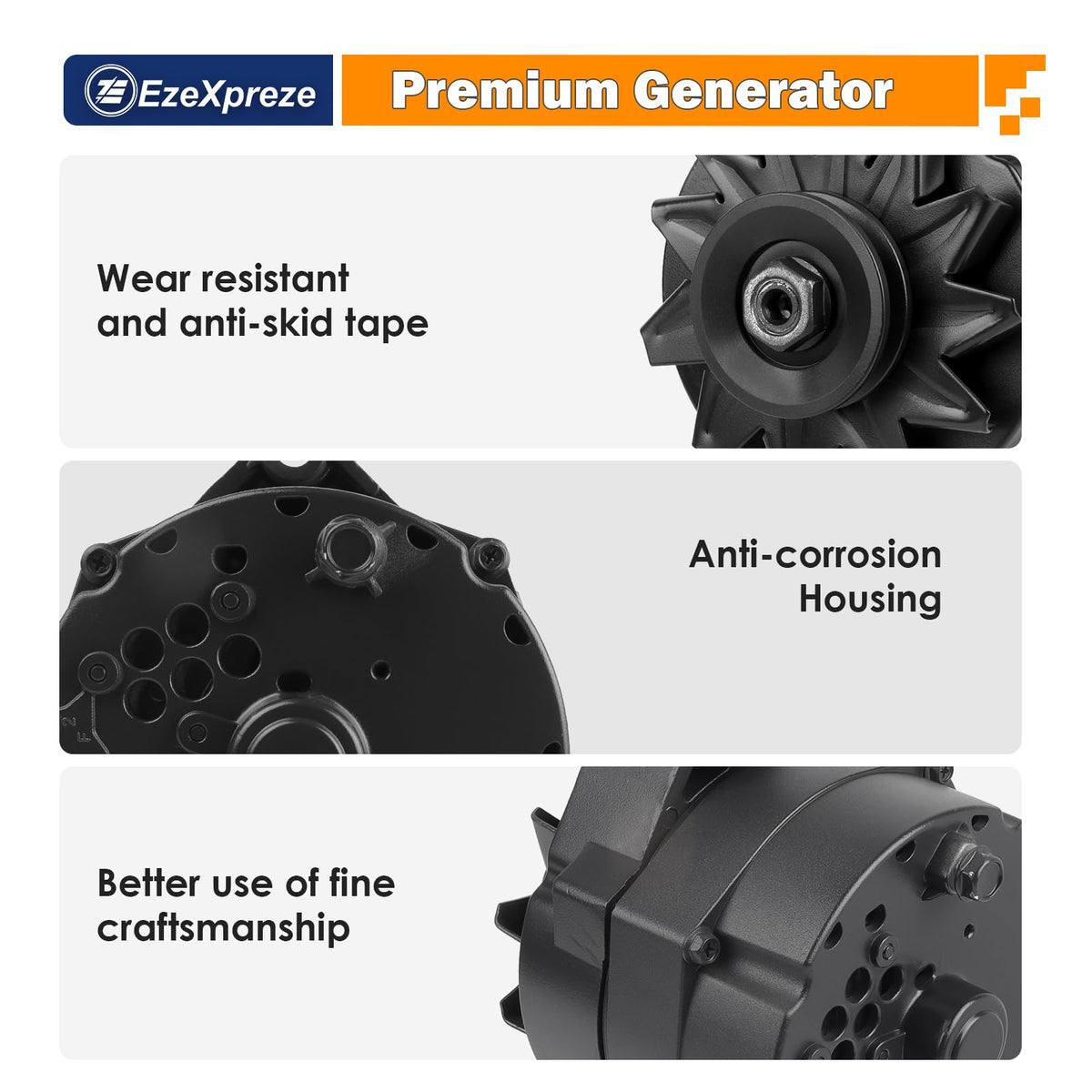 Ezexpreze cooling fan and fins detail ensuring heat management during heavy load