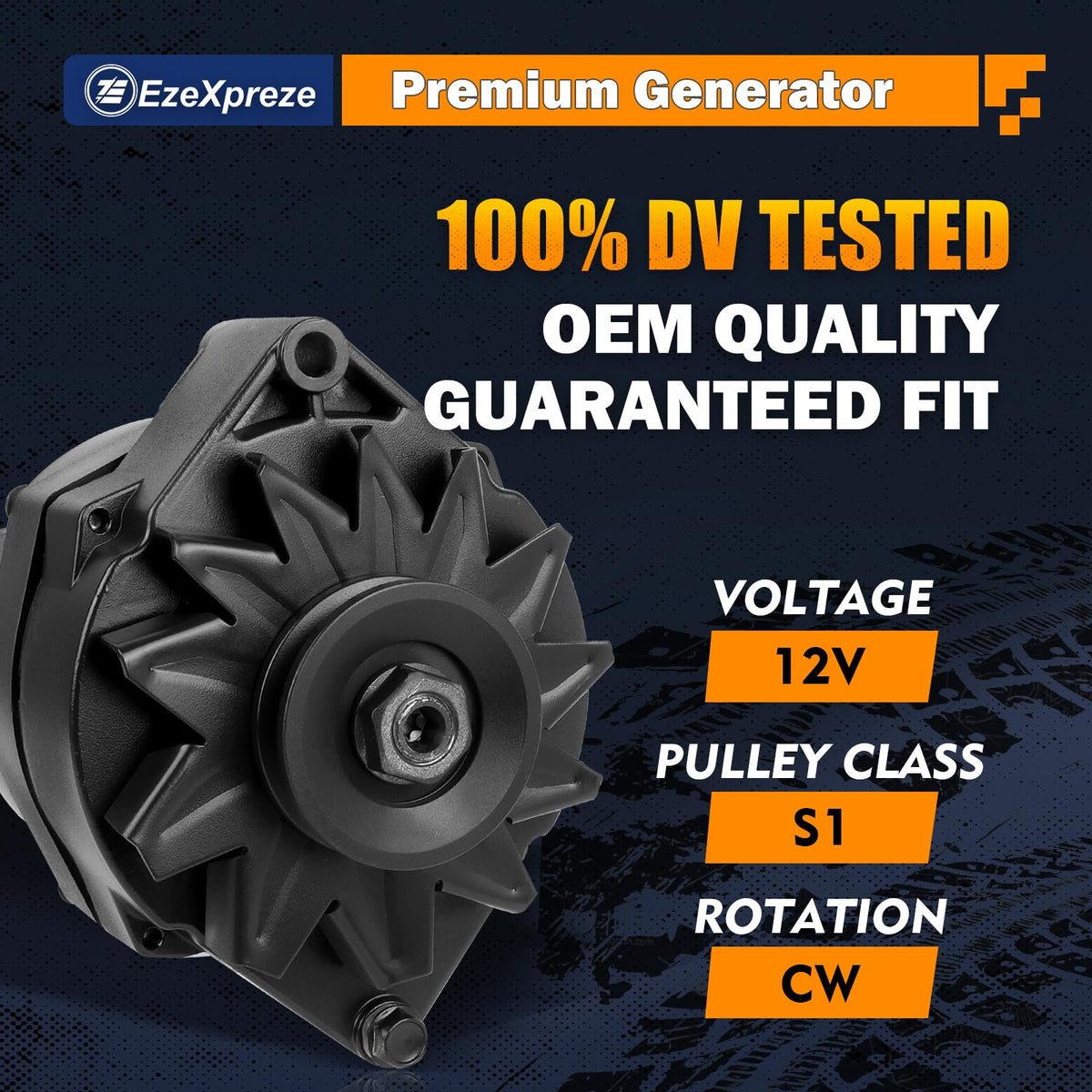 Ezexpreze pulley close-up highlighting one-groove design for correct belt fitment
