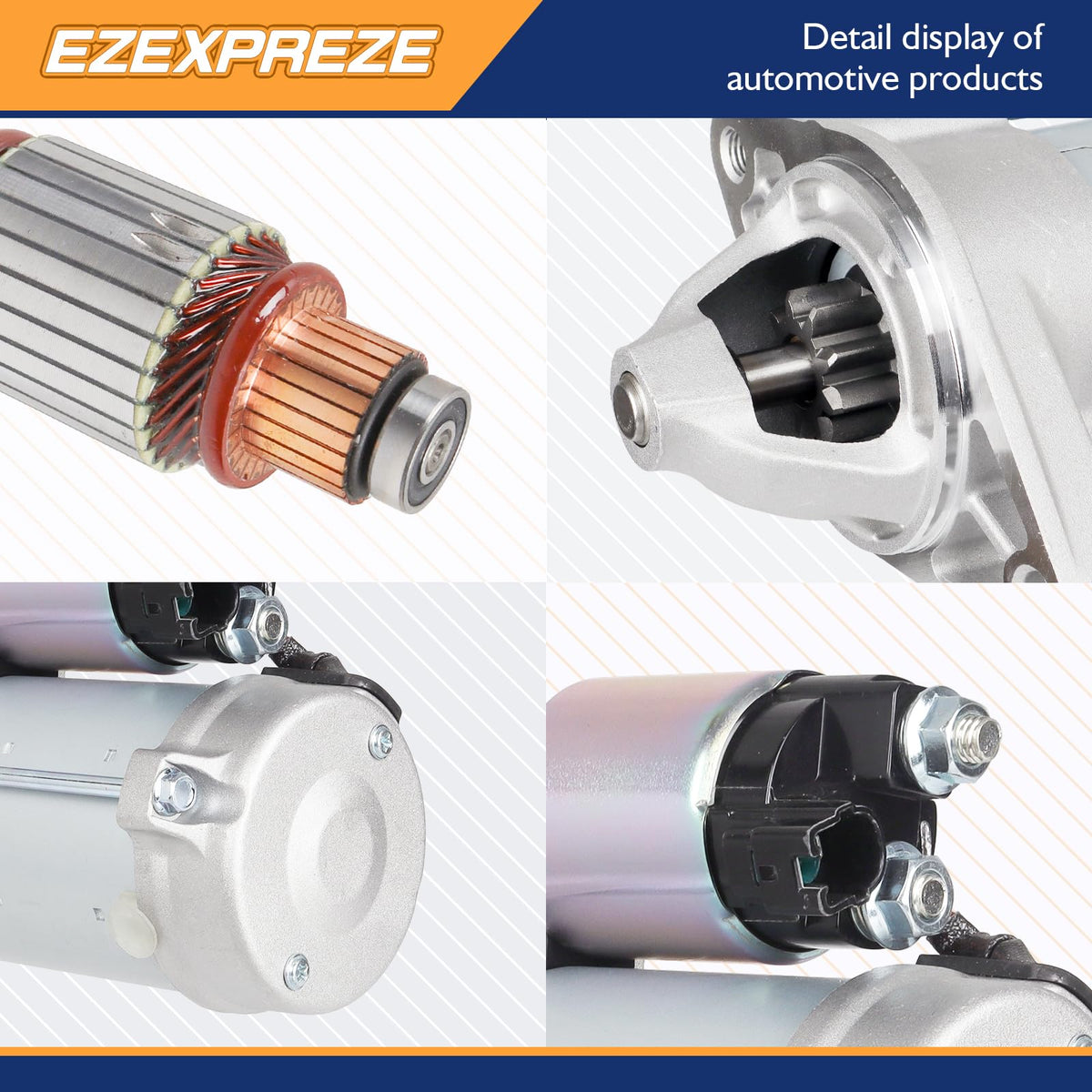 E EZEXPREZE starter held with gloves demonstrating safe handling benefit