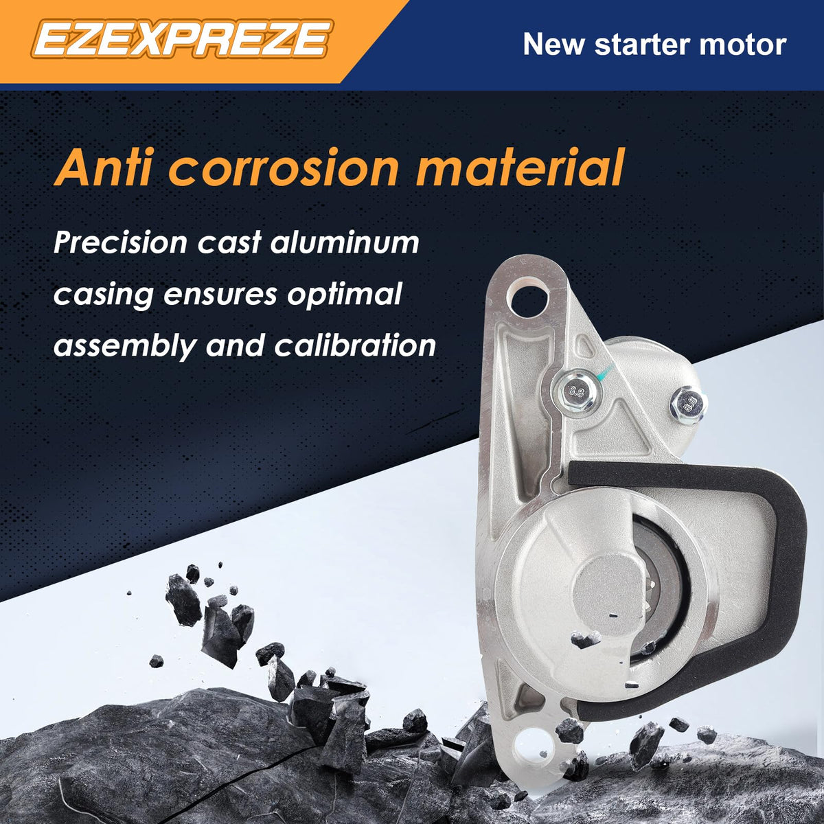 EZEXPREZE label and spec plate with voltage and part references for verification