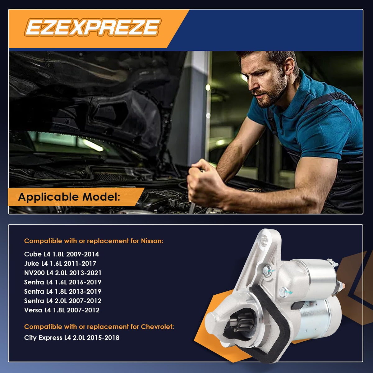EZEXPREZE mounting flange detail illustrating precise bolt alignment benefit
