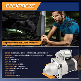 Ezexpreze starter side profile highlighting durable construction for longevity