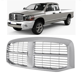 EzMech chrome grille front view showing restored factory appearance and fit