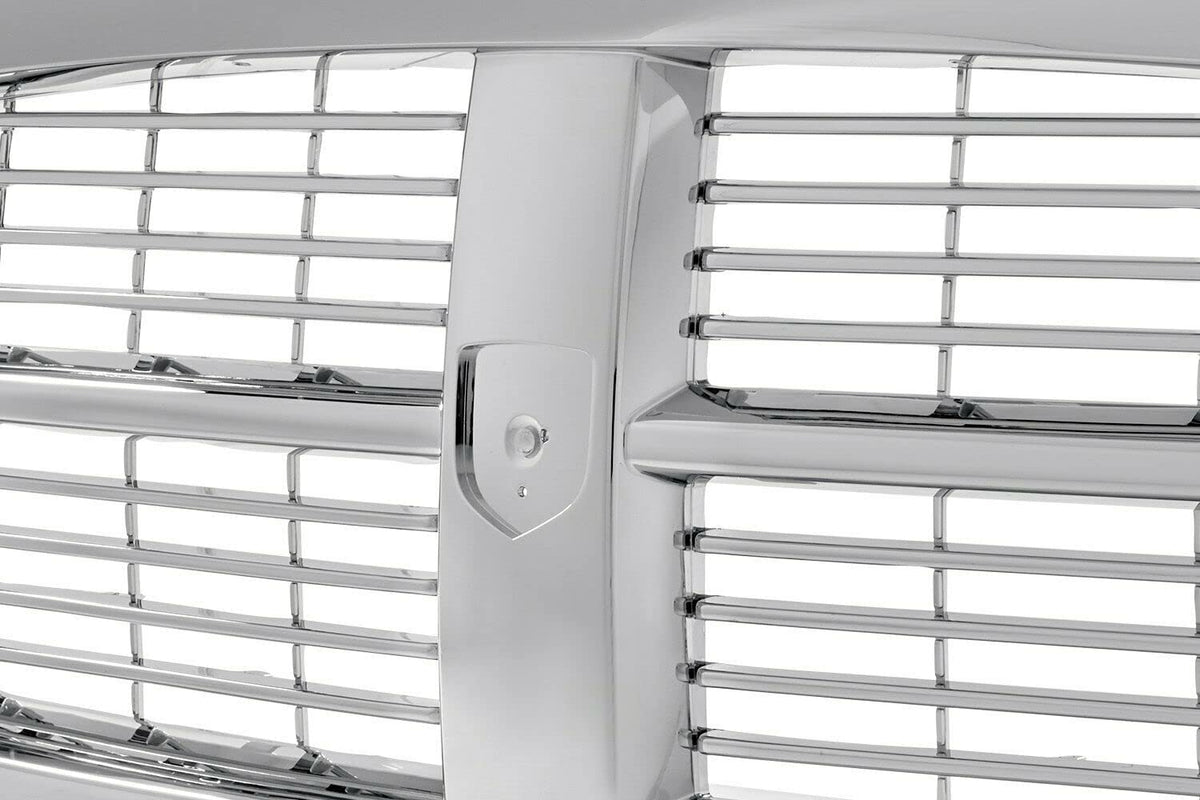 EzMech grille installed on Dodge Ram illustrating refreshed truck front aesthetics
