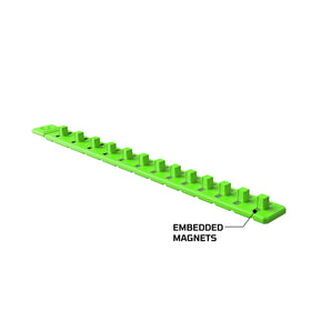 EZRED close-up of embedded magnets demonstrating secure socket retention benefit