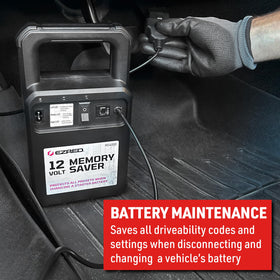 EZRED MS4000 internal sealed battery exposed, enabling reliable memory backup
