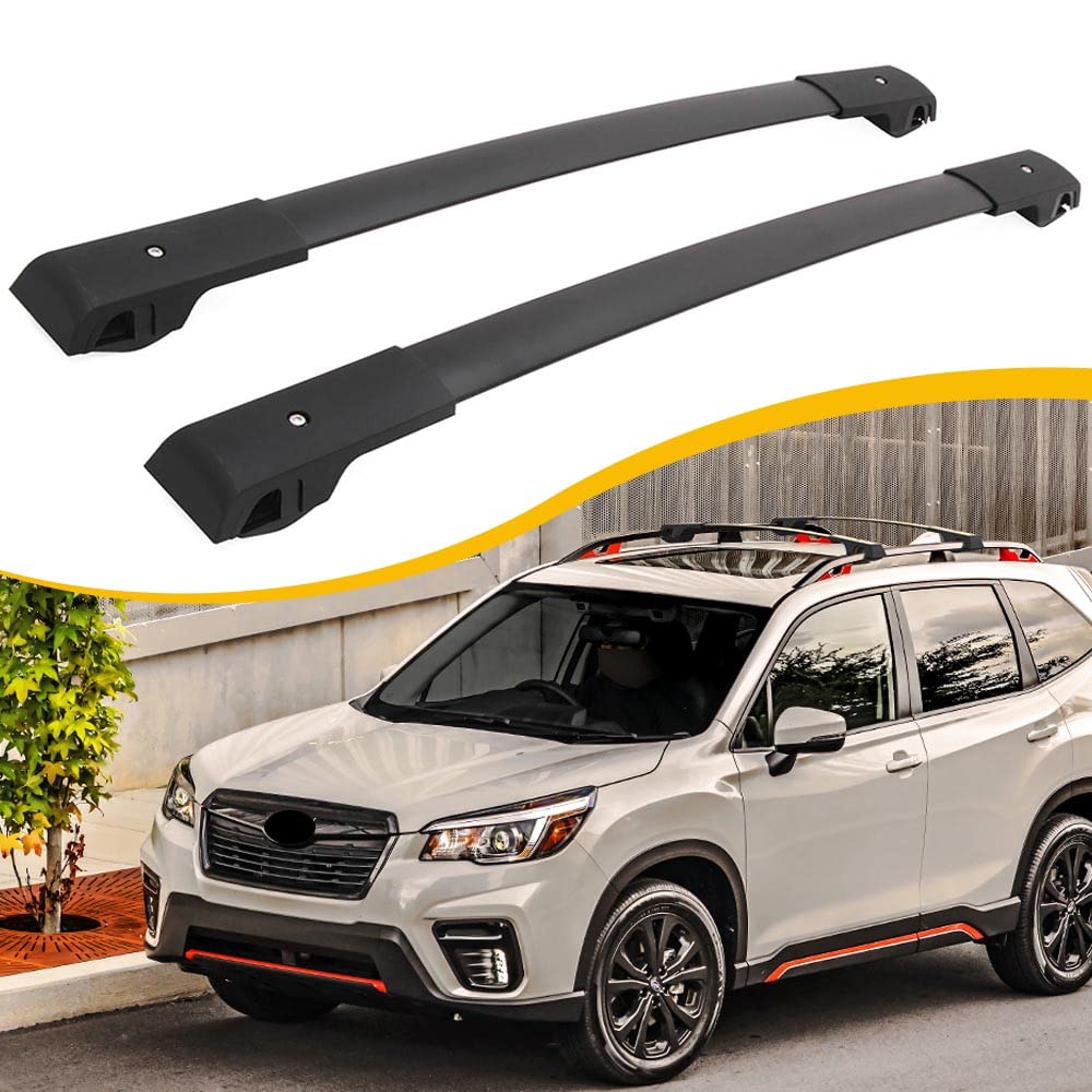 EZREXPM front view on Subaru Forester showing secure cargo capability
