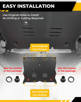 EZREXPM package contents with screws and washers for straightforward installation
