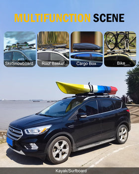 EZREXPM with rooftop cargo box increasing storage on Subaru