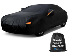 EzyShade front view on car showing full coverage and secure fit