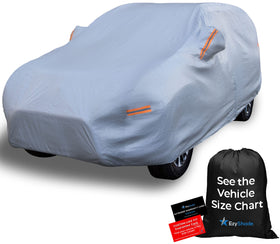 EzyShade front view on SUV showing full coverage and waterproof protection
