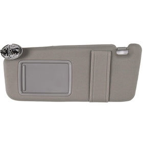 Ezzy Auto driver-side visor front view showing gray finish and OEM fit