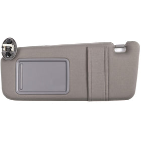 Ezzy Auto left driver sun visor front view showing exact fit and color match