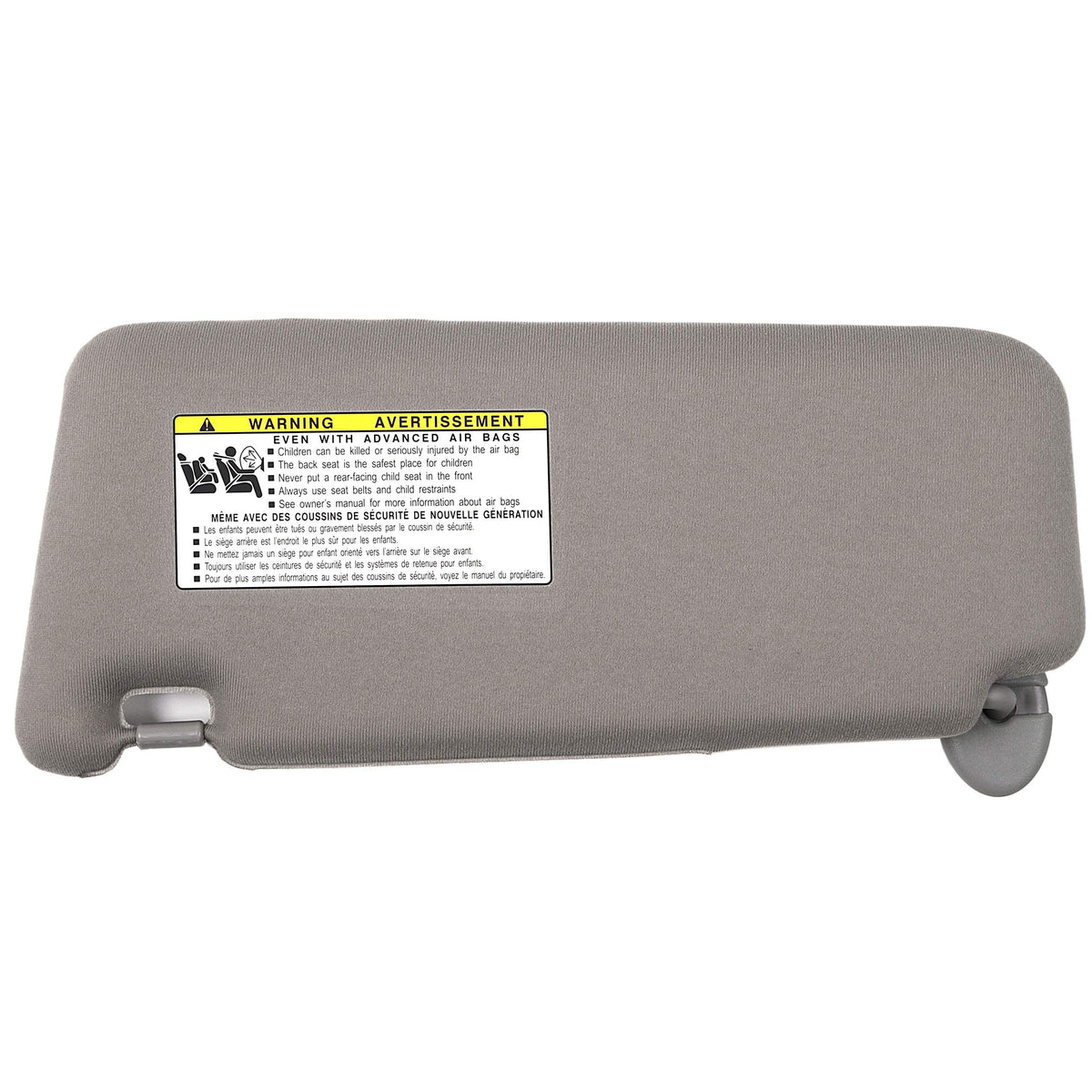 Ezzy Auto visor installed in Camry passenger side demonstrating proper fit