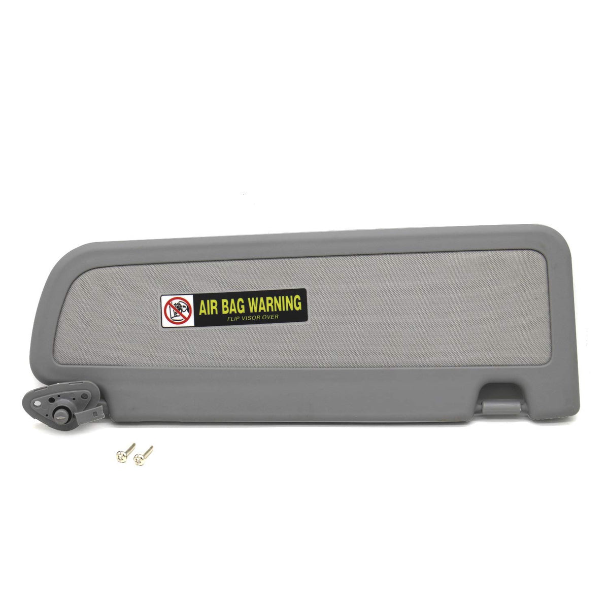 Ezzy Auto visor held by hand for scale showing correct size and easy installation benefit