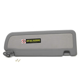 Ezzy Auto visor held by hand for scale showing correct size and easy installation benefit