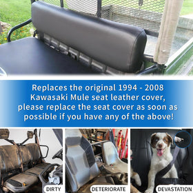 F FINEC seat cover with tools for scale demonstrating easy staple installation