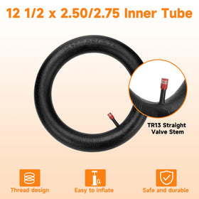 FVRITO inner tube with valve cores and wrench, enabling quick roadside fixes