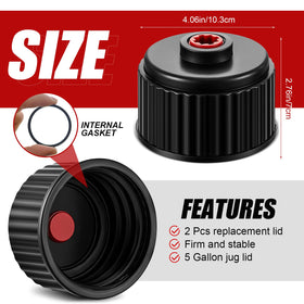 Fabbay closeup of cap gasket highlights secure leak-prevention benefit