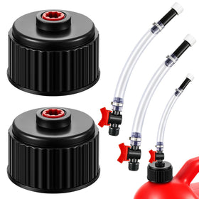 Fabbay front view shows caps and hoses for tidy refueling benefit
