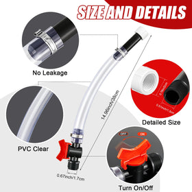 Fabbay hose texture close-up shows flexible PVC for easy bending benefit