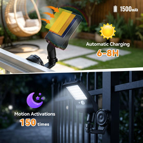 FabStyl mounted on an RV entryway lighting steps, increases nighttime visibility