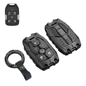 facaizhu front view zinc-alloy key shell shows durable finish and protection