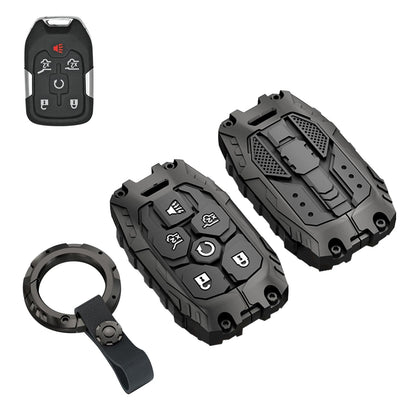 facaizhu front view zinc-alloy key shell shows durable finish and protection