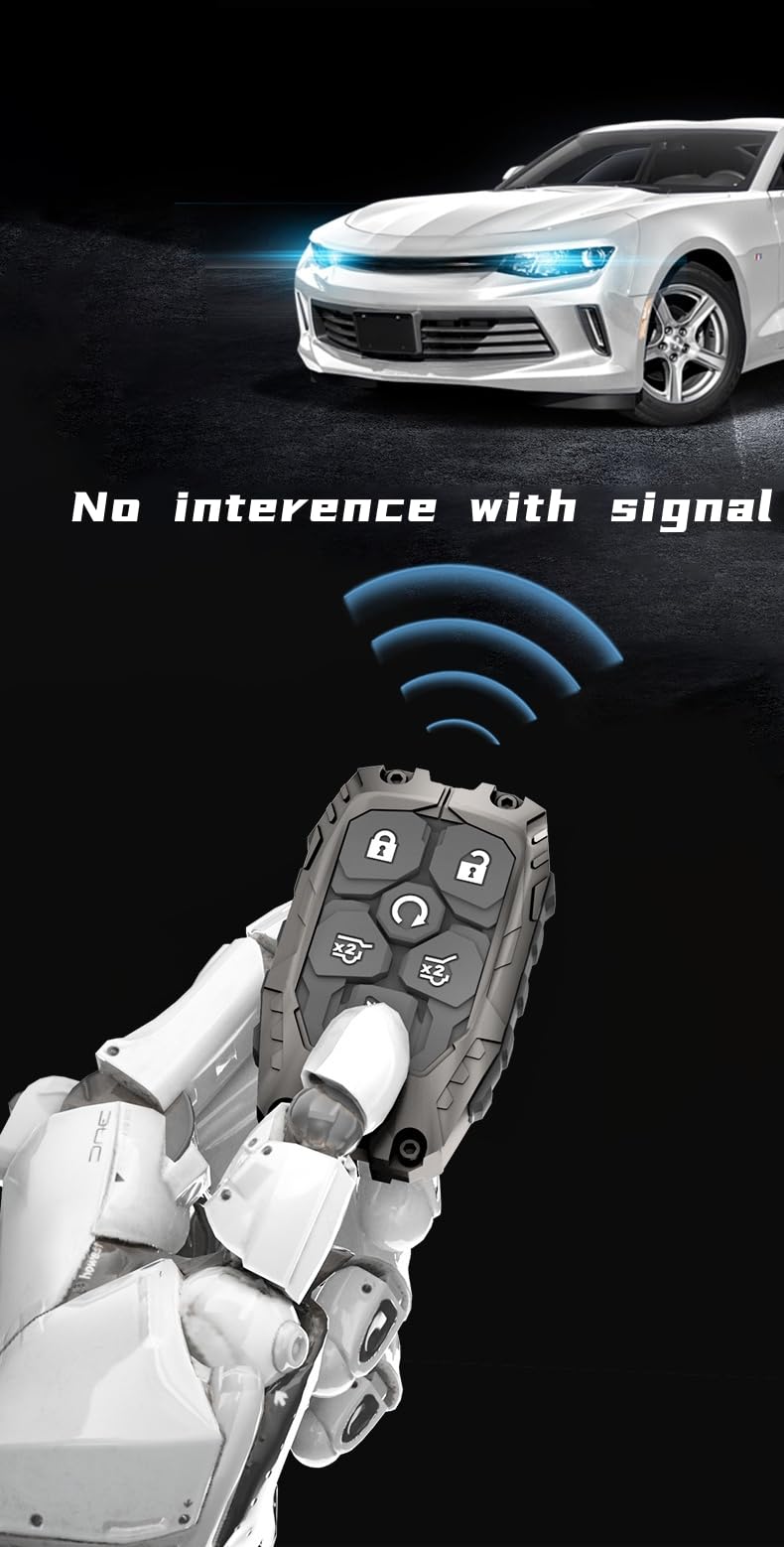 facaizhu installed on Chevy key demonstrates perfect fit and maintained signal