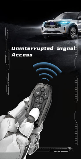 facaizhu installed on key in hand demonstrating ergonomic grip
