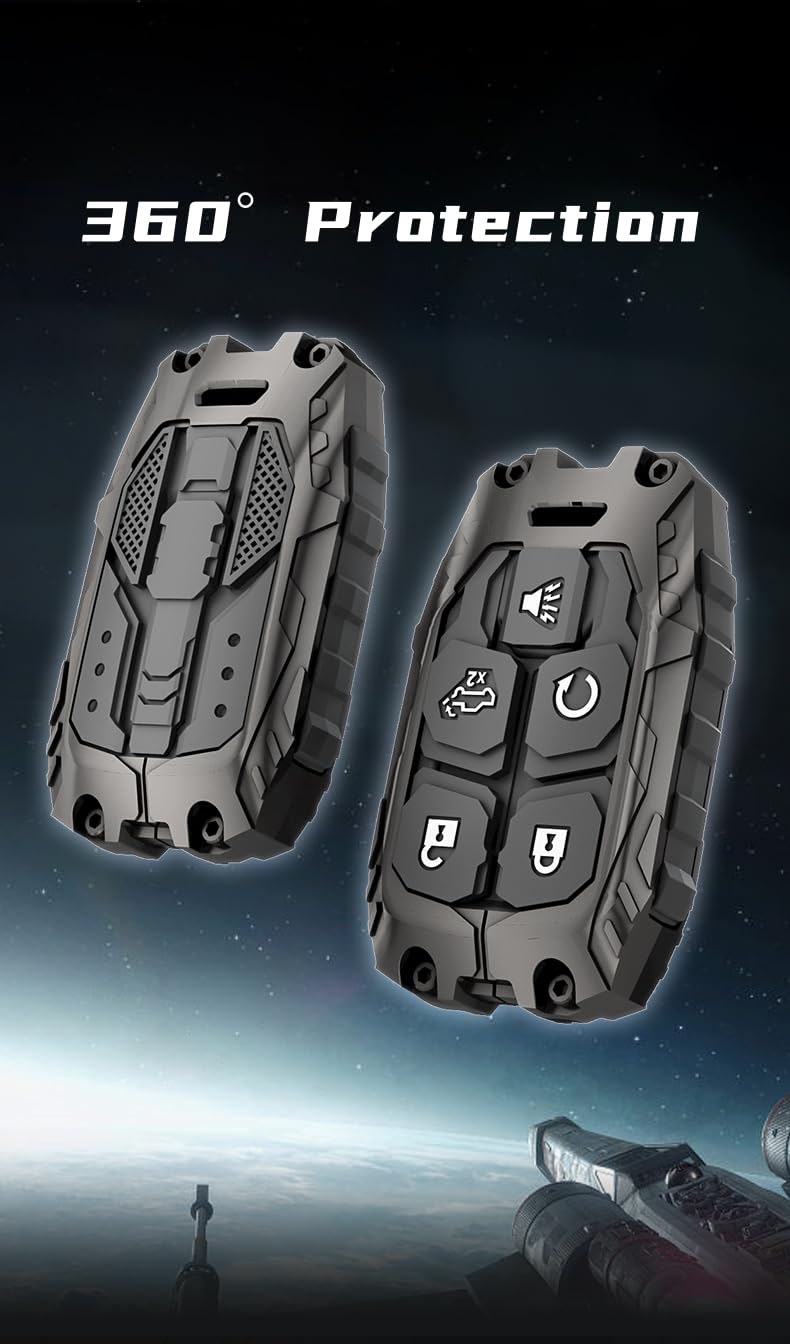 facaizhu side profile highlighting mech-style texture and scratch resistance