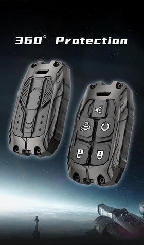 facaizhu side profile highlighting mech-style texture and scratch resistance