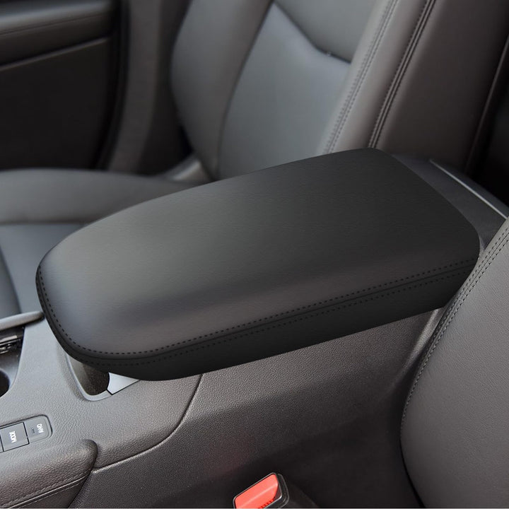 faccaibbg front view of armrest cover showing neat OEM look and protection