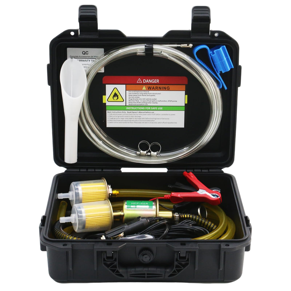 FACFUEL open case showing pump kit and organized storage for quick deployment