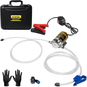 FACFUEL front view of complete pump kit showing organized storage box and components benefit portability