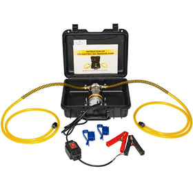 FACFUEL front view of complete kit showing compact pump and case, easy transport benefit