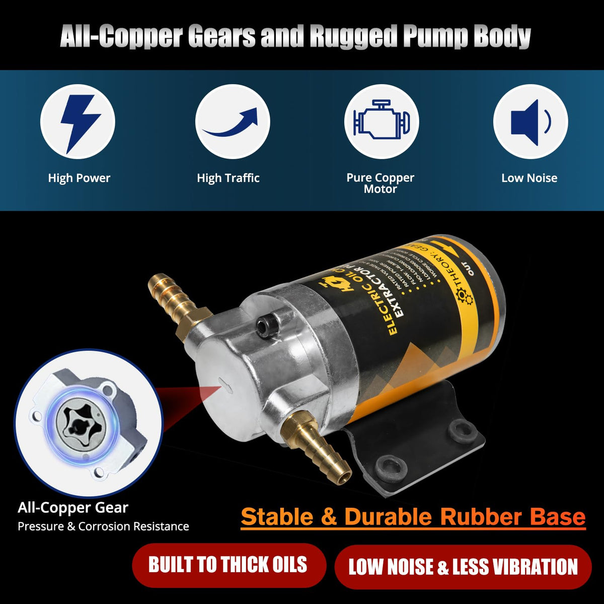 FACFUEL pump in use draining boat engine to illustrate clean transfer and reduced spills