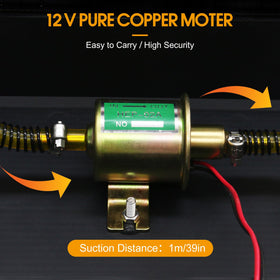 FACFUEL dual power cords cigarette-lighter and alligator clips for flexible 12V connection
