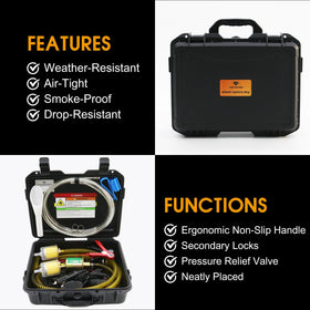 FACFUEL pulley head conduit inserted into tank for reaching recessed fuel bottoms