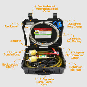 FACFUEL pump close-up showing motor housing and build quality for reliable performance